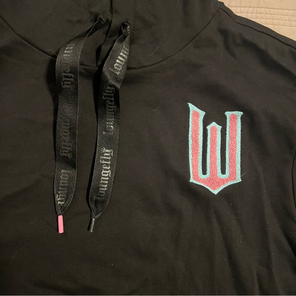 Loungefly Wicked Hoodie with Pink and Green Accents - Picture 3 of 8